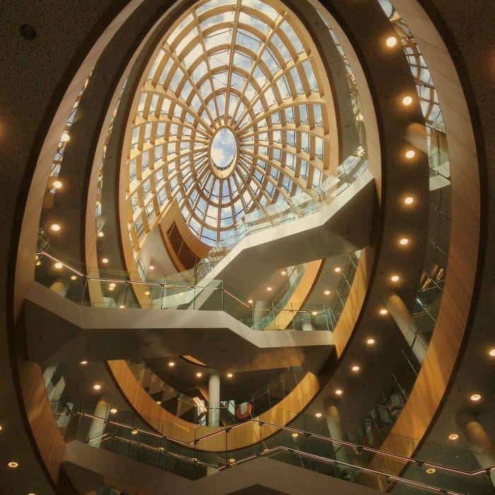 Liverpool central library ceiling