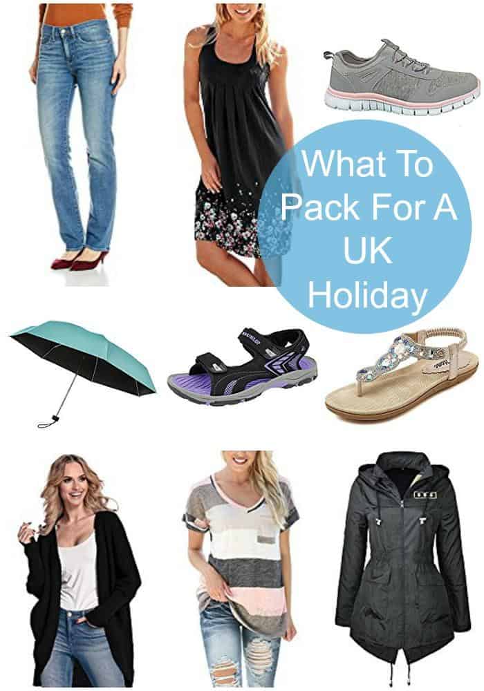 What To Pack For A UK Holiday | Women's Holiday Packing Guide | What to pack for England | What to pack for Scotland | What to pack for Ireland 