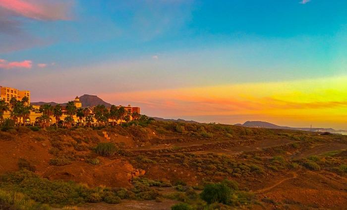 Tenerife Landscape Sunset Hotel view 
