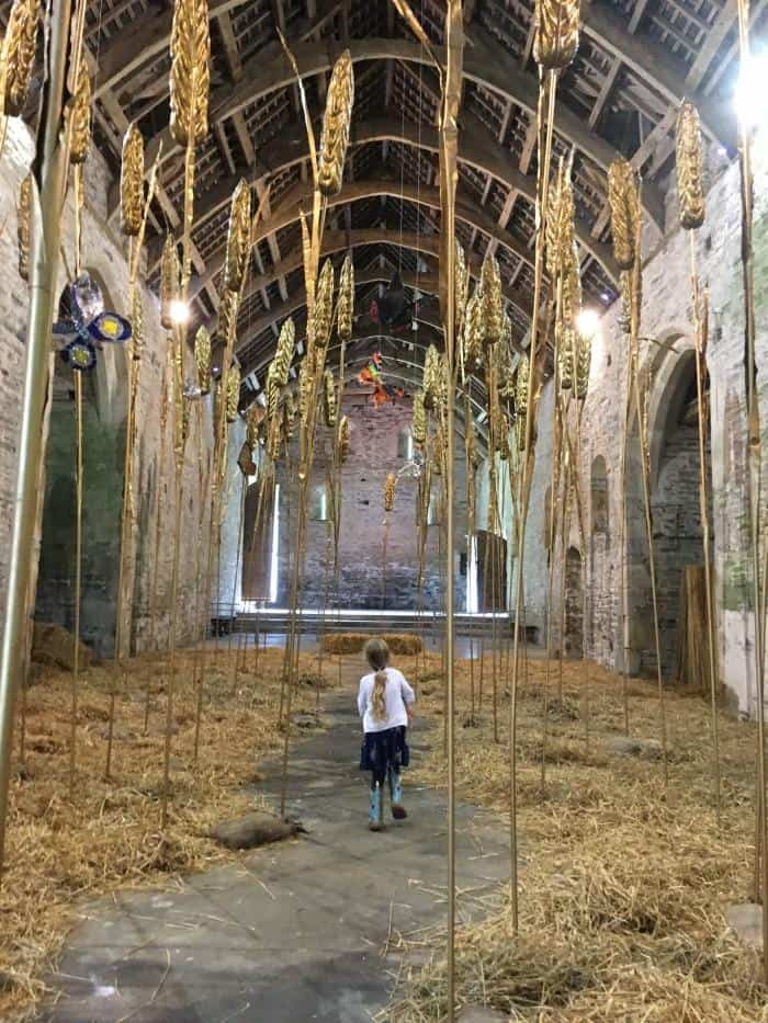 Goldfield Art Exhibit by Andrew Logan Buckland Abbey National Trust Devon 