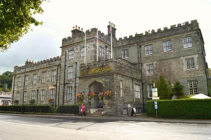 Outside Bedford Hotel Tavistock