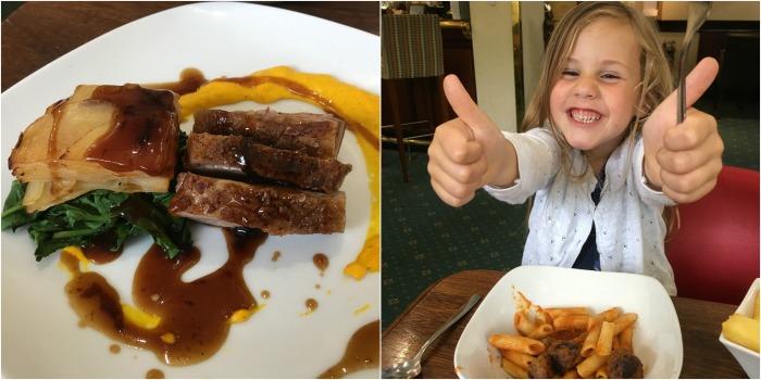 example meals at moorland garden hotel restaurant devon 