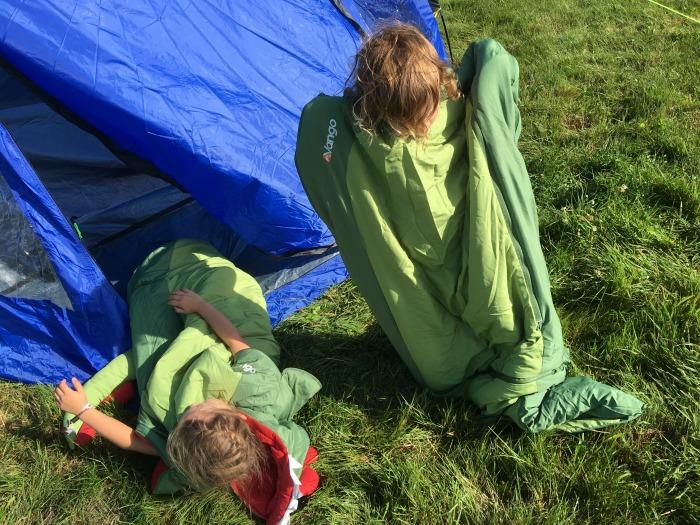 kids sleeping bags camp bestival