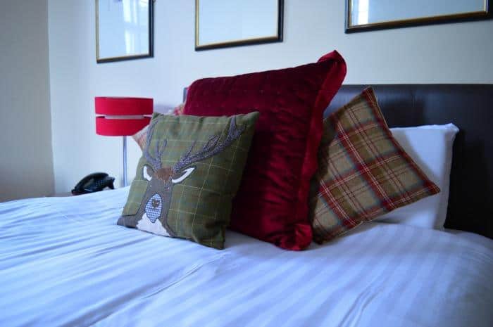luxury king size bedroom Bedford Hotel, Tavistock, Devon 