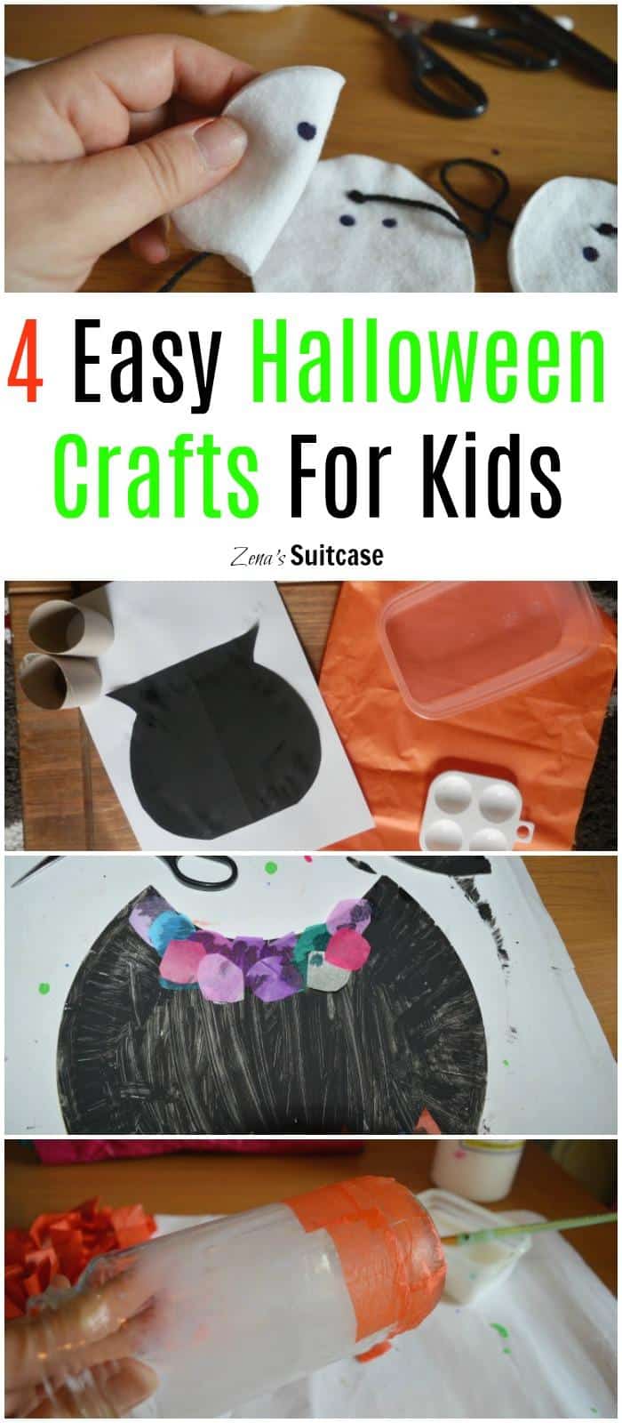4 Easy Halloween Crafts For Kids