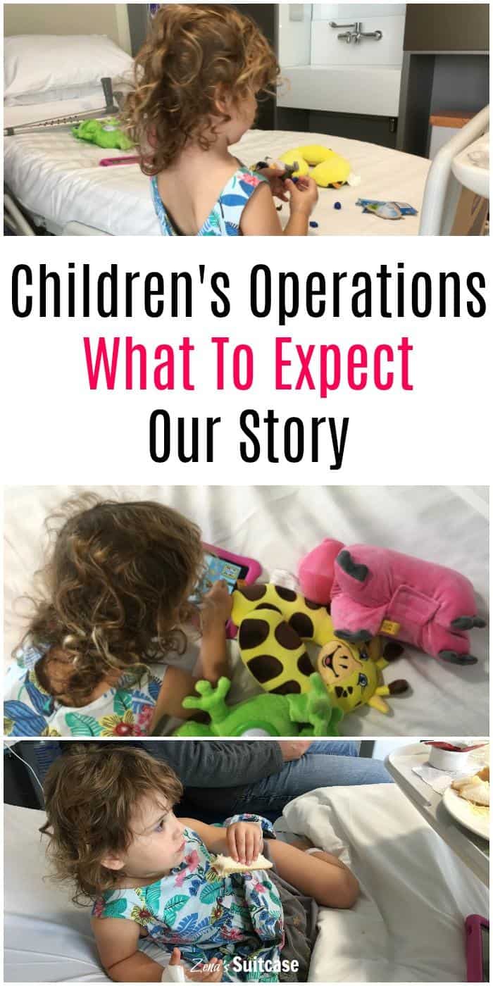 Our child went to hospital for an operation and this is our story about what to expect.