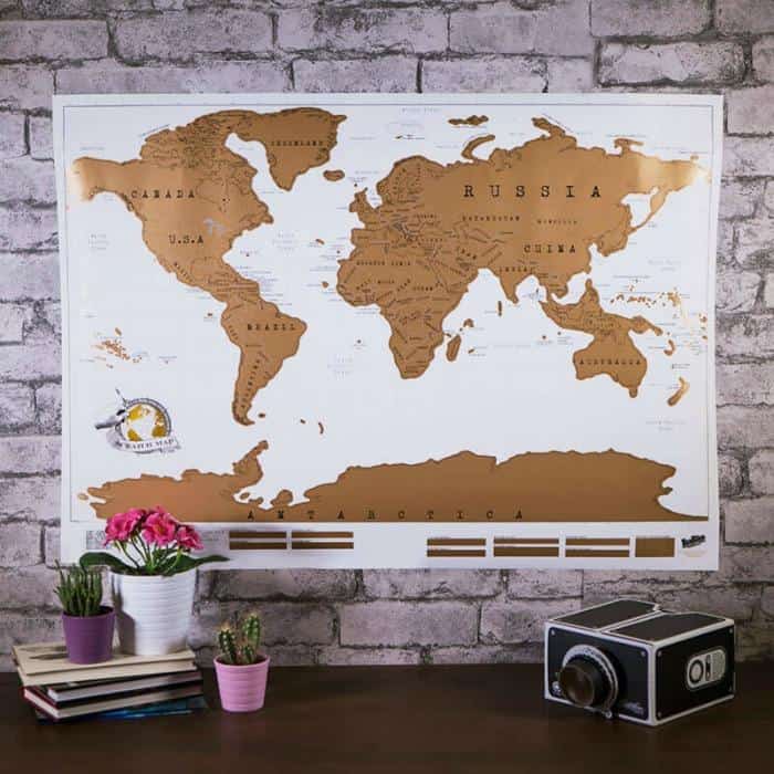 World stratch map