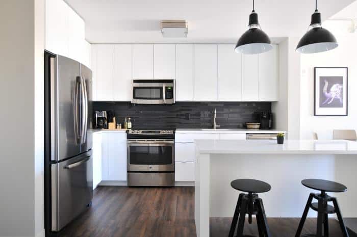 white kitchen design