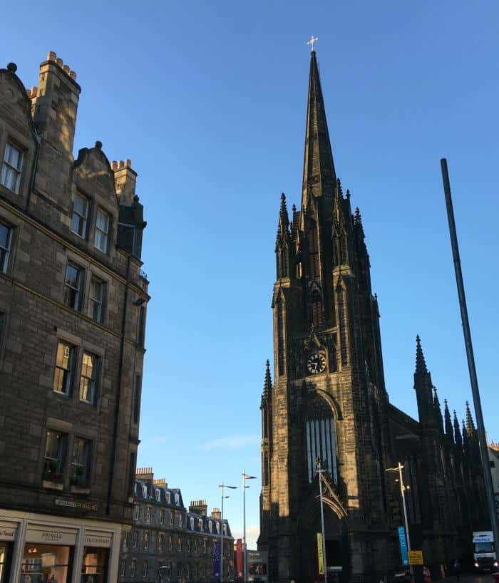 Edinburgh Festival centre at beginning of the Royal Mile 