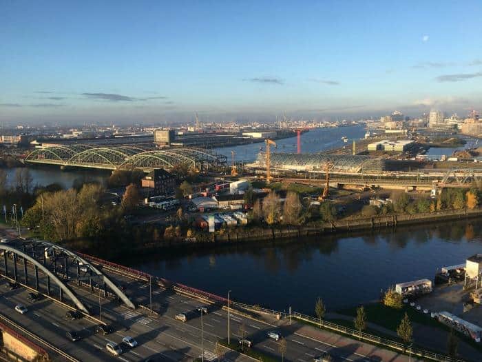 view of hamburg germany 