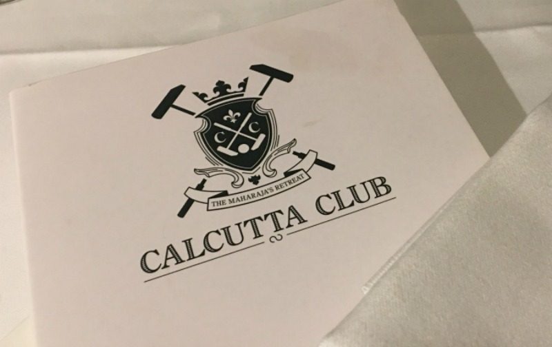 The Calcutta Club Menu