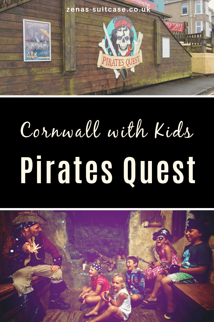 Things to do in Cornwall - Pirates Quest in Newquay with kids 