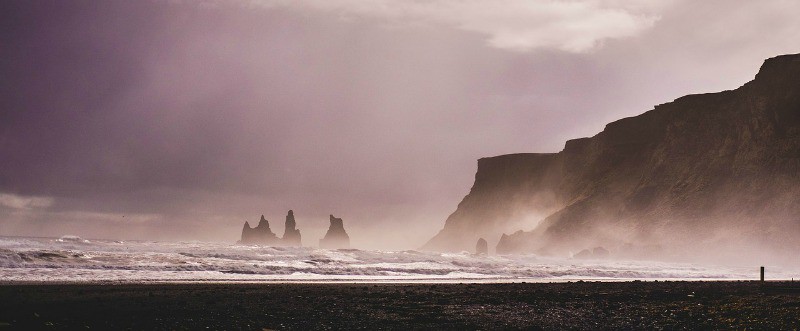 Iceland black sand beach - The best Game of Thrones Iceland DIY Itinerary for planning your trip. If you want to visit the Game of Thrones locations in Iceland without paying for a tour this travel guide takes you to all the famous spots as well as some can't miss places to visit in Iceland too #Iceland #GameofThrones #traveltips #travelhacks 