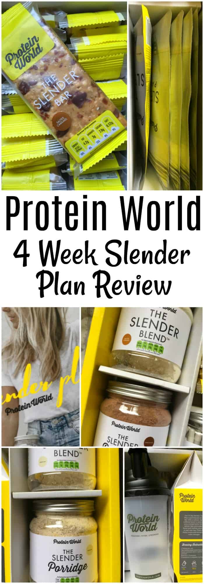 Protein World 4 Week Slender Plan Review