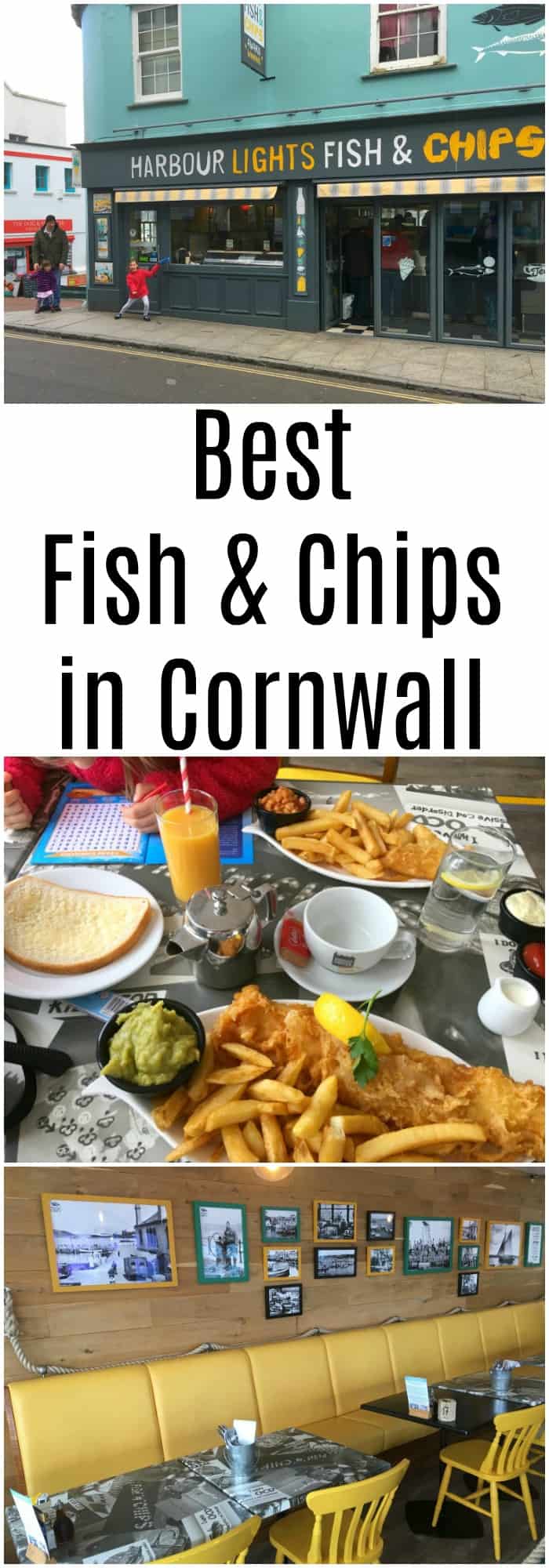 Best fish & Chips in Cornwall - Harbour Lights restaurant review #ZenasSuitcase #Cornwall #Falmouth #Restaurants #England #PlacesToEat #WhereToEat #Fish #Chips #UK 