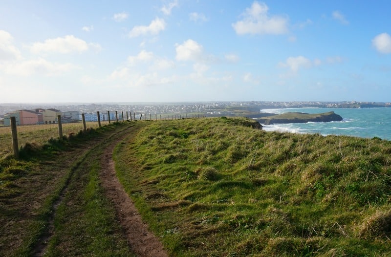 coastal walk north cornwall newquay