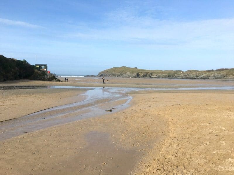 Porth beach Newquay Cornwall