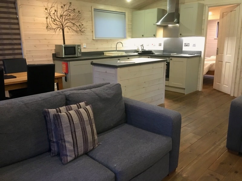 derbyshire hot tub lodge breaks inside cabin