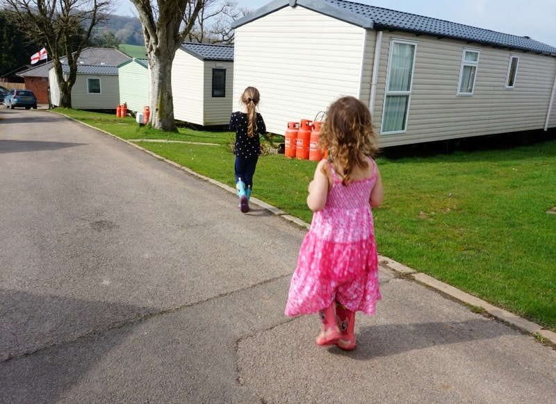 static caravan park Devon