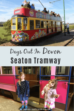 Days out in Devon with kids - visiting Seaton Tramway 