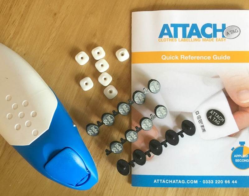 Attach a tag name labels starter kit