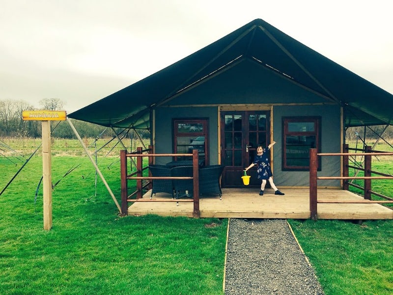 safari tent at crealy meadows