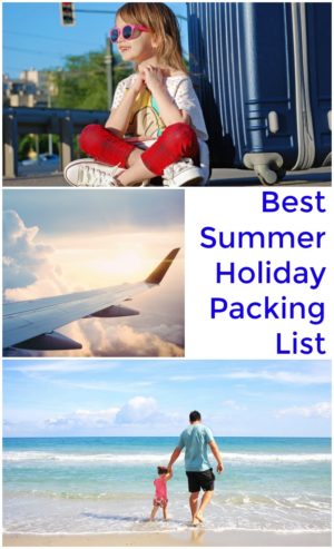 Best Summer Holiday Packing List (with Free Printable) #traveltips #familytravel #familyholidays