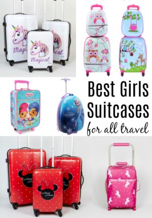 Best girls suitcases #travelgear #familytravel #kidstravel 