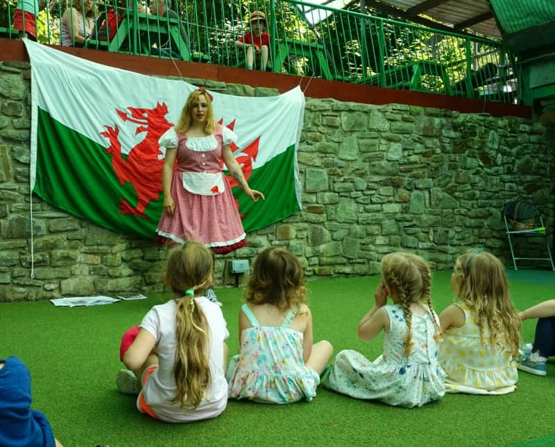 story telling session with children at the gower heritage centre wales 