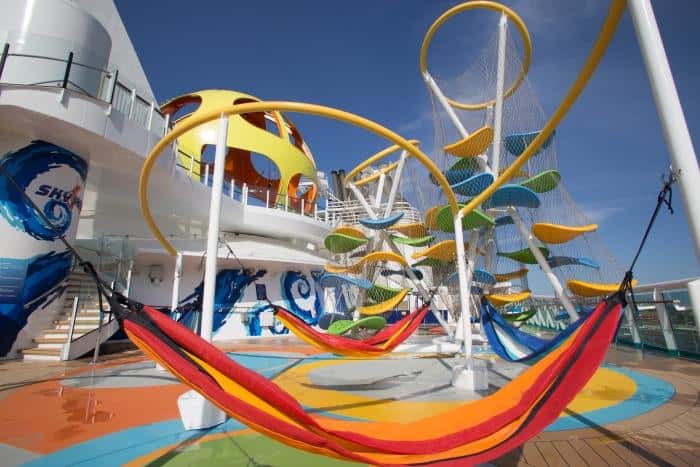 Independence of the seas fun deck with hammocks