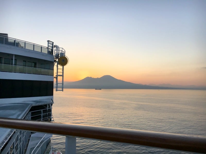 view from cruise ship