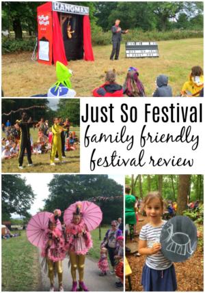 Just so festival - family friendly festival review
