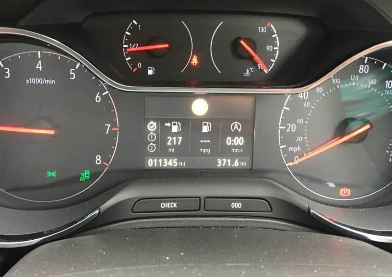 Vauxhall Grandland x dashboard