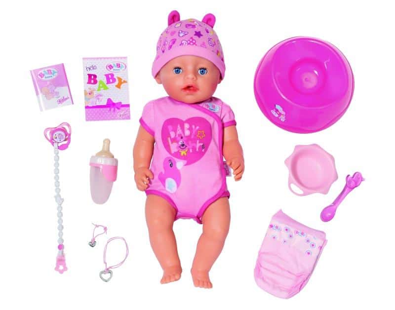 baby born doll and accessories