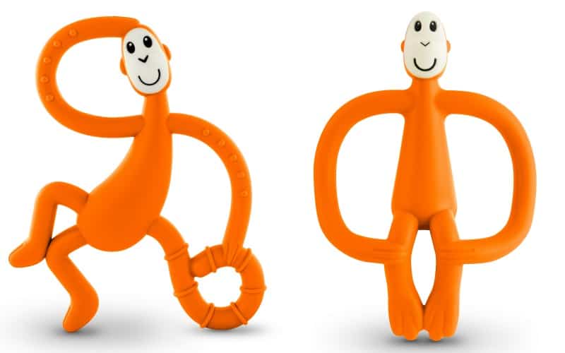 Matchstick Monkey orange teether