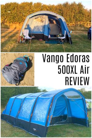 Vango Edoras 500XL Air Tent Review - Want a 5 man tent that is easy to pitch? This Vango inflatable tent is perfect for family holidays. Read our camping review now #camping #campinggear #tents
