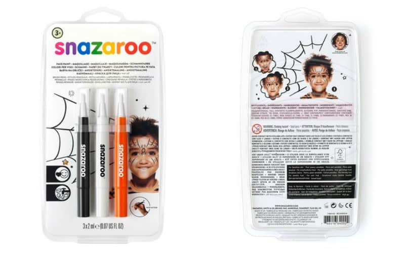 snazaroo halloween face paints