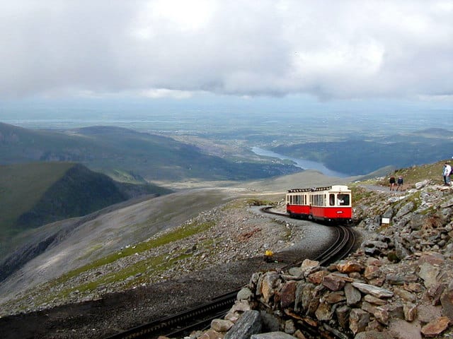 Wales train scenery