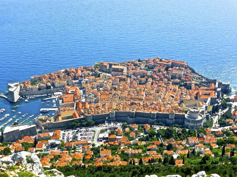 view of old town dubrovnik