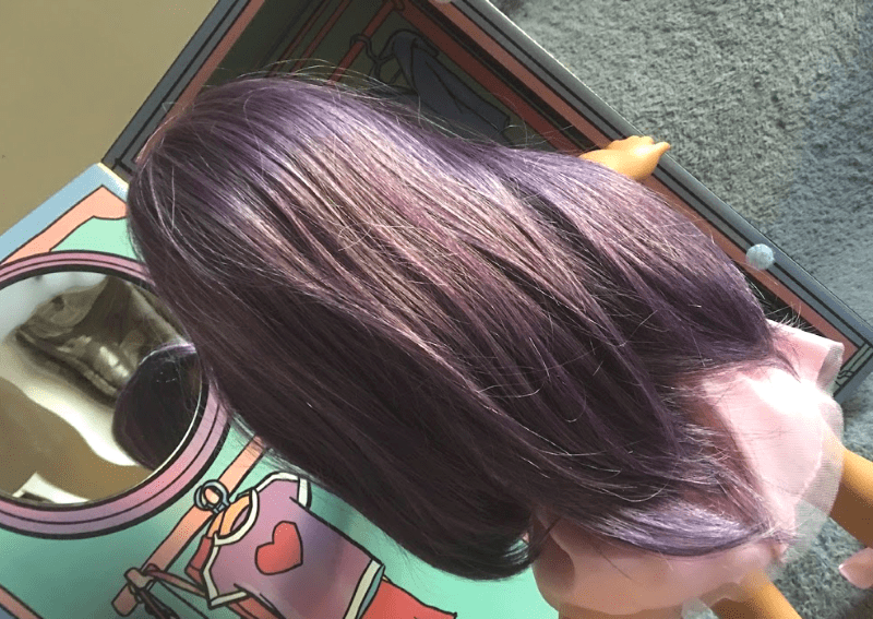 I'm a Girly Doll Purple Wig
