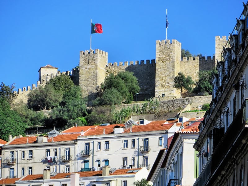 castle lisbon portugal