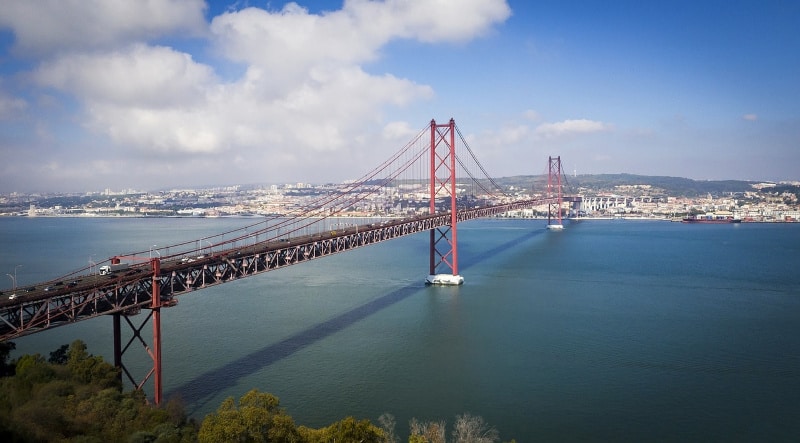 europe's longest bridge lisbon portugal