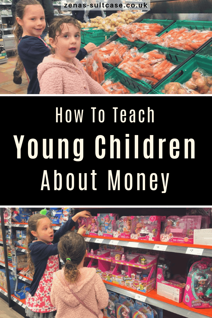 How To Teach Young Children About Money - tips and exercises to help kids learn how to manage money and budget in the future 