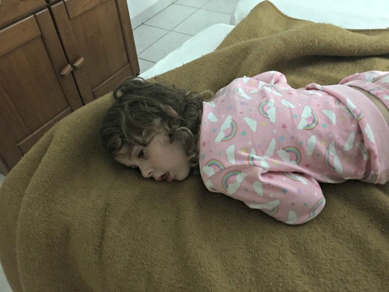 child with norovirus at hotel