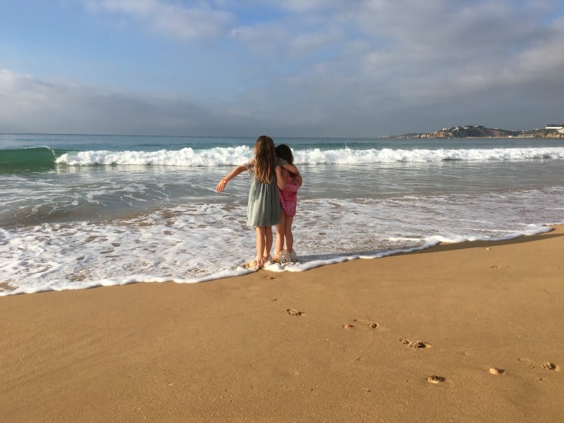 kids on beach Albufeira