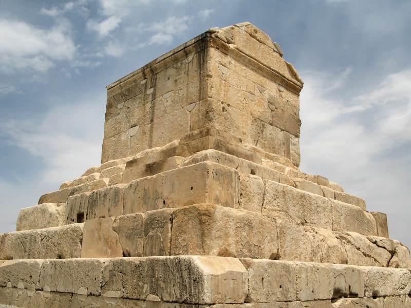 tomb of cyrus persia iran