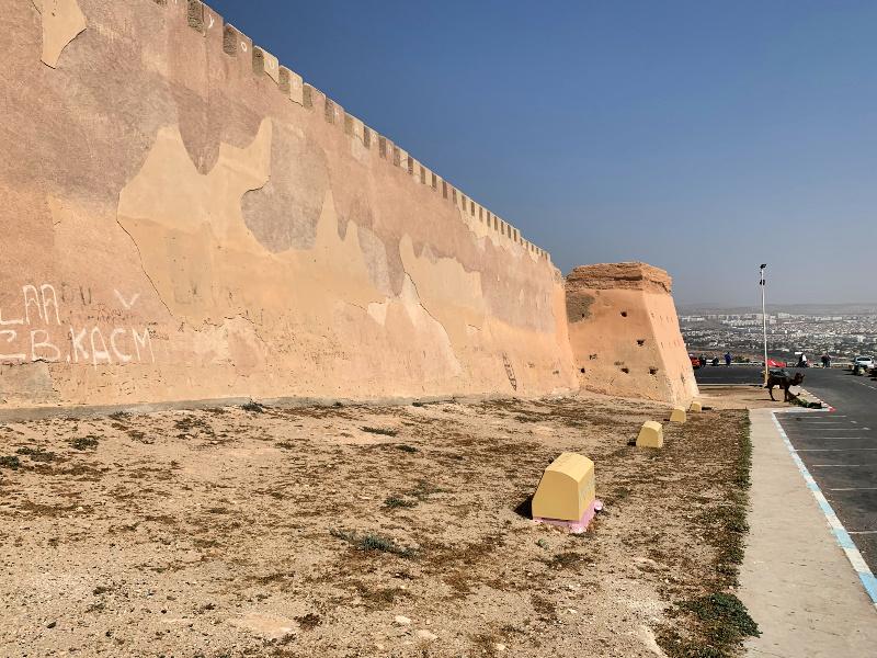 Kasbah Wall in Agadir in Morocco