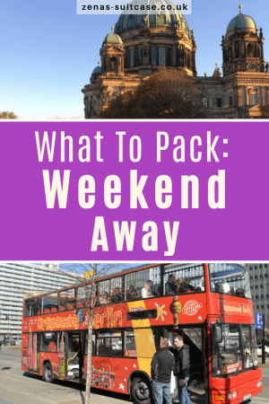 Do you need help with what to pack for a weekend away? Check out these packing essentails now 