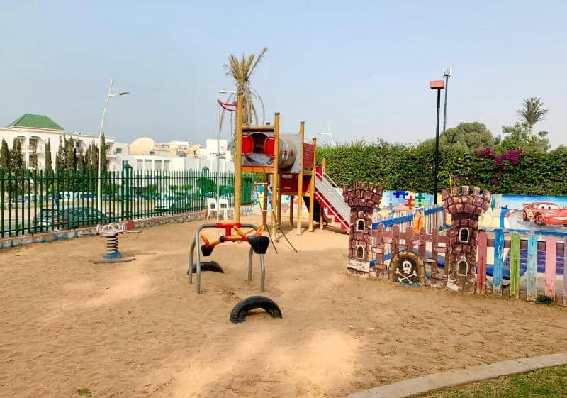 childrens play area at the kids club at Caribbean Village Agadir