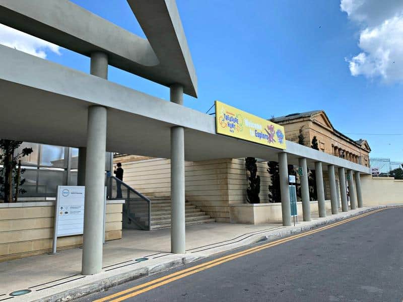 entrance to esplora science centre in malta